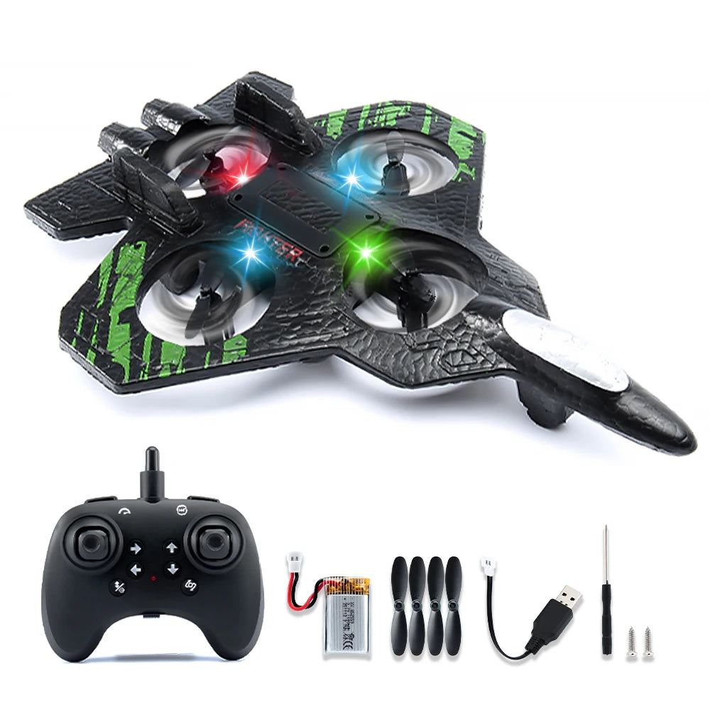 PF AeroStunt Pro – Zdalnie Sterowany Samolot Akrobacyjny LED z Funkcją Obrrotu 360°