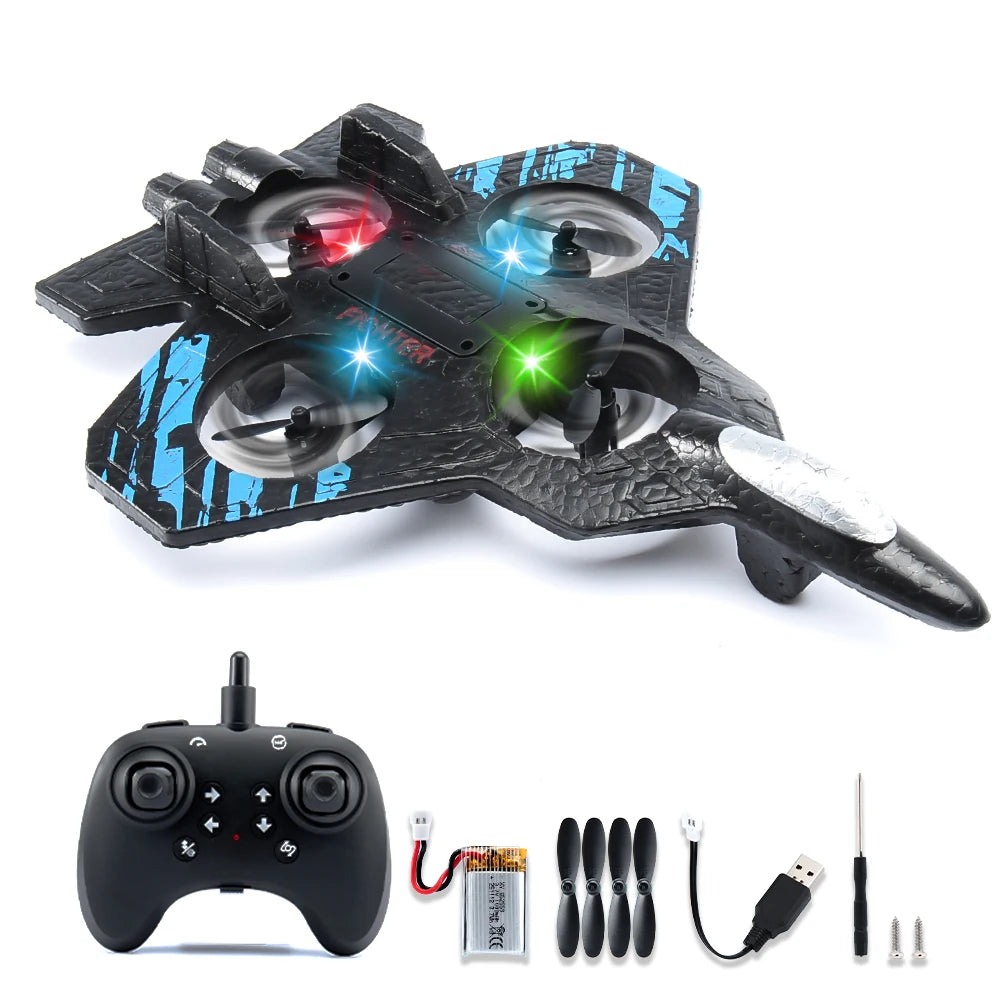 PF AeroStunt Pro – Zdalnie Sterowany Samolot Akrobacyjny LED z Funkcją Obrrotu 360°