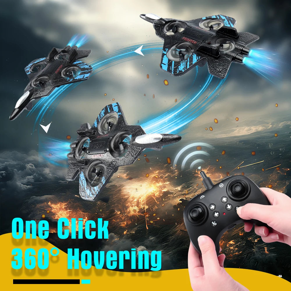 PF AeroStunt Pro – Zdalnie Sterowany Samolot Akrobacyjny LED z Funkcją Obrrotu 360°