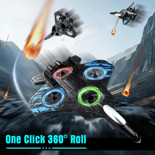 PF AeroStunt Pro – Zdalnie Sterowany Samolot Akrobacyjny LED z Funkcją Obrrotu 360°